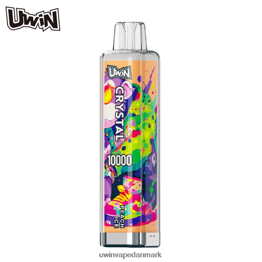 Uwin Vape Danmark fersken is | UWIN CRYSTAL 10000 engangs vape Z6VR8210