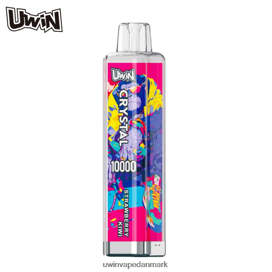 Uwin Vape København jordbær kiwi | UWIN CRYSTAL 10000 engangs vape Z6VR8211
